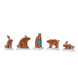 GingerbreadAnimals12x4x18cm5stKerstdorpLEMAX-Lemax