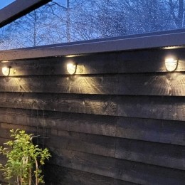 4xSolarLEDWandlampTropo3000Kwarmwitmetbewegingssensor