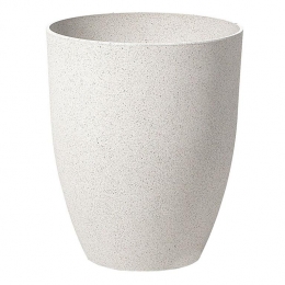 Beliani-CROTON-Plantenbak-Gebrokenwit-35cm-Stenenmix