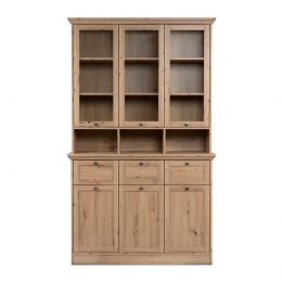 Calicosy-Buffetkastmet6deurenTIMBER-B120cm-Houtlook