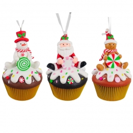 Claydoughkerstmansnowmanrodekoekcupcake11cmornamentKurtSAdler-Kurtsadler