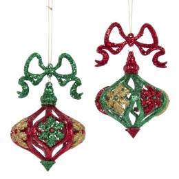 Ornamentplcmetstrikroodgroenl11cmKurtSAdler-Kurtsadler