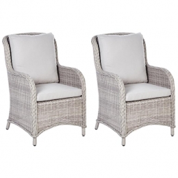 Beliani-CASCAIS-Tuinstoelsetvan2-Beige-PErotan