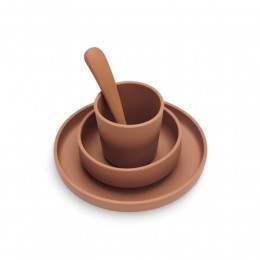 JolleinDinersetSiliconenCaramel4-delig