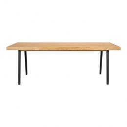 ZuiverHarvestEettafel-220x90cm-Bruin