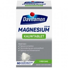 GratisVerzending4xDavitamonMagnesiumKauwtablet60tabletten