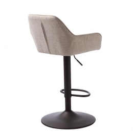 NordicHomeLannybarstoelgeblokt-zand