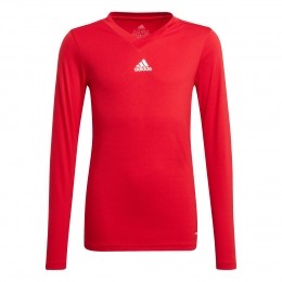 adidasTeamOndershirtLangeMouwenKidsRood