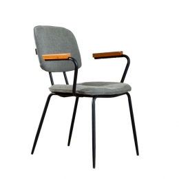 Bronx71ScandinavischeeetkamerstoelOskargroengerecycledestof