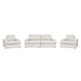 Beliani-ALLA-Bankenset5-zits-Lichtbeige-Polyester