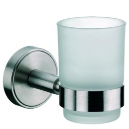 Kela-MarbeaDrinkbekermetWandbevestigingBadkamer-Zilver-Kela