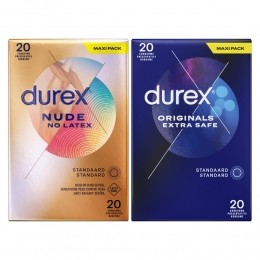 Durex-ExtraSafeCondooms20stuksNudeNoLatex20stuksPakket