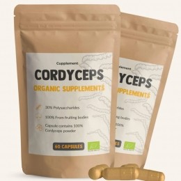 GratisVerzending2xCupplementCordycepsOrganicSupplements60capsules