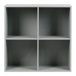 vtwonenLowerCaseModulaireWandkast4Vakken-Open-Betongrijs
