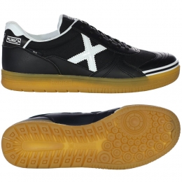 MunichG3ZaalvoetbalschoenenZwartWit