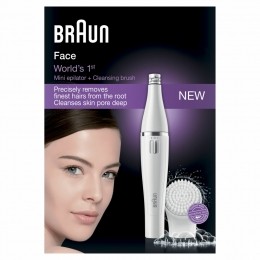 5xBraunGezichtsepilatorenReinigingsborstelFace810