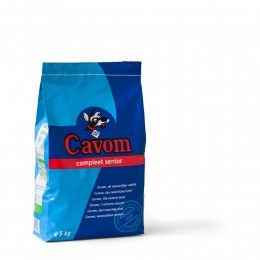4xCavomCompleetHondenvoerDroogSenior5kg