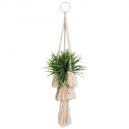 HandgemaakteMacramHanger-Jute-Plantenhouder90cm
