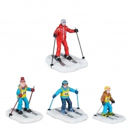 Skiteacherwithchilderen4piecesl55xw65xh7cm-Luville
