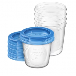 PhilipsAventBewaarbekersvoorBabyvoeding180ml5stuks