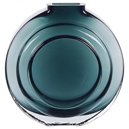 Beliani-KAPELI-Decoratievevaas-Turquoise-Glas