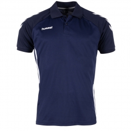 hummelAuthenticPoloDonkerblauw