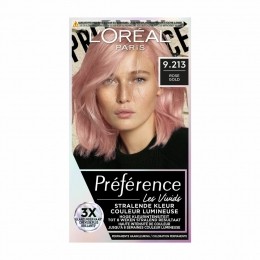 6xLOralPreferenceVividsPermanenteHaarkleuring9213RoseGold