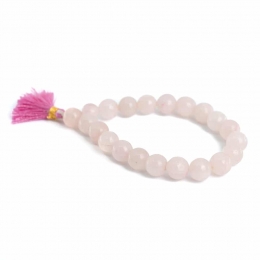 EdelsteenArmbandRozenkwartsaposPowerBeadsapos-10mm