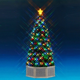 KerstdorpminiatuurHaveABluetoothChristmastree22x24x46cm-Lemax