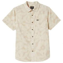 Brixton-CharterPrintSS-OverhemdmaatMbeige