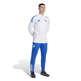 adidasRealMadridTrainingspak14-ZipEuropees2025-2026WitBlauw