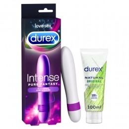 DurexVibratorOrgasmIntenseenGlijmiddelNaturalPakket