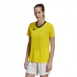 adidasEntrada22VoetbalshirtDamesGeelZwart