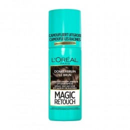 3xLOralMagicRetouchUitgroeisprayDonkerbruin75ml