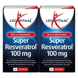 GratisVerzending2xLucovitaalSuperResveratrol100mg30capsules