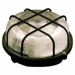 BulleyePlafond-WandarmatuurvoorBuitenZwartWaterdichtIP44E27Fitting