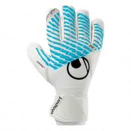 UhlsportFMCybertecSupersoftHNKeepershandschoenenWitFelblauwZwart