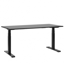 Beliani-DESTINII-Elektrischverstelbaarbureau-Zwart-160x72cm-MDF