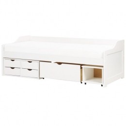 Beliani-ROYVILLE-Bedmetopbergruimte-Wit-90x200cm-Hout