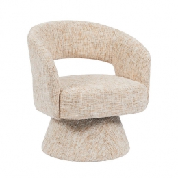 Bronx71FauteuilJoshdraaibaarchenillebeige
