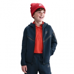 NikeSportswearTechFleeceVestKidsDonkerblauwZwart