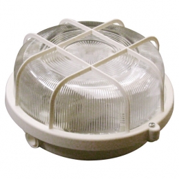 BulleyePlafond-WandarmatuurvoorBuitenWitWaterdichtIP44E27Fitting
