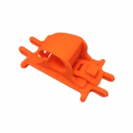 Case2go-Telefoonhouderfiets-SmartphoneTelefoonhouder-Universeel-Motor-Fiets-Kinderwagen-4tot65inch-Oranje