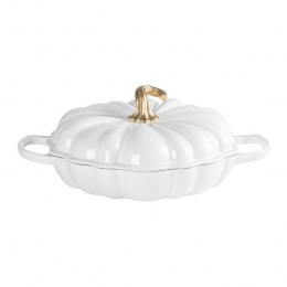 LeCreusetCampagnardPompoenBraadStoofpan28cm-Wit