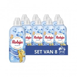 8xRobijnWasverzachterMorgenfris39Wasbeurten780ml
