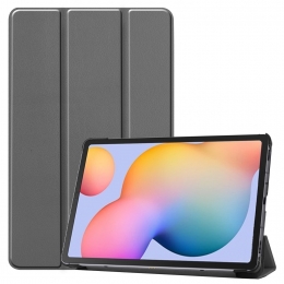 SamsungGalaxyTabS6Litehoes-Tri-FoldBookCase-Grijs