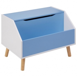 Beliani-CASPER-Opbergdoos-Blauw-MDF