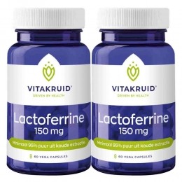 GratisVerzending2xVitakruidLactoferrine150mg60vegacapsules