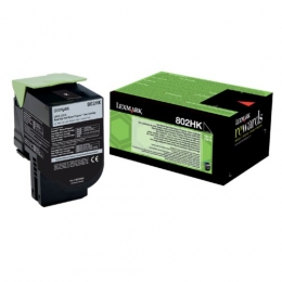 Tonercartridgelexmark80c2hk0prebatezwart