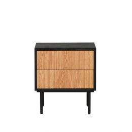 Bronx71NachtkastjeYokazwartblankeikenmetlades